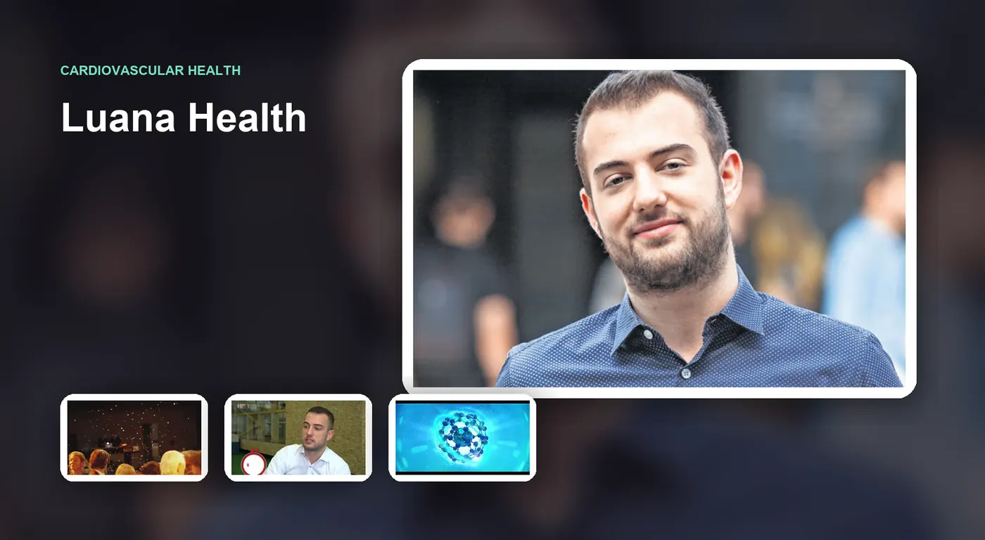 Luana Health portfolio cover with public source media.
